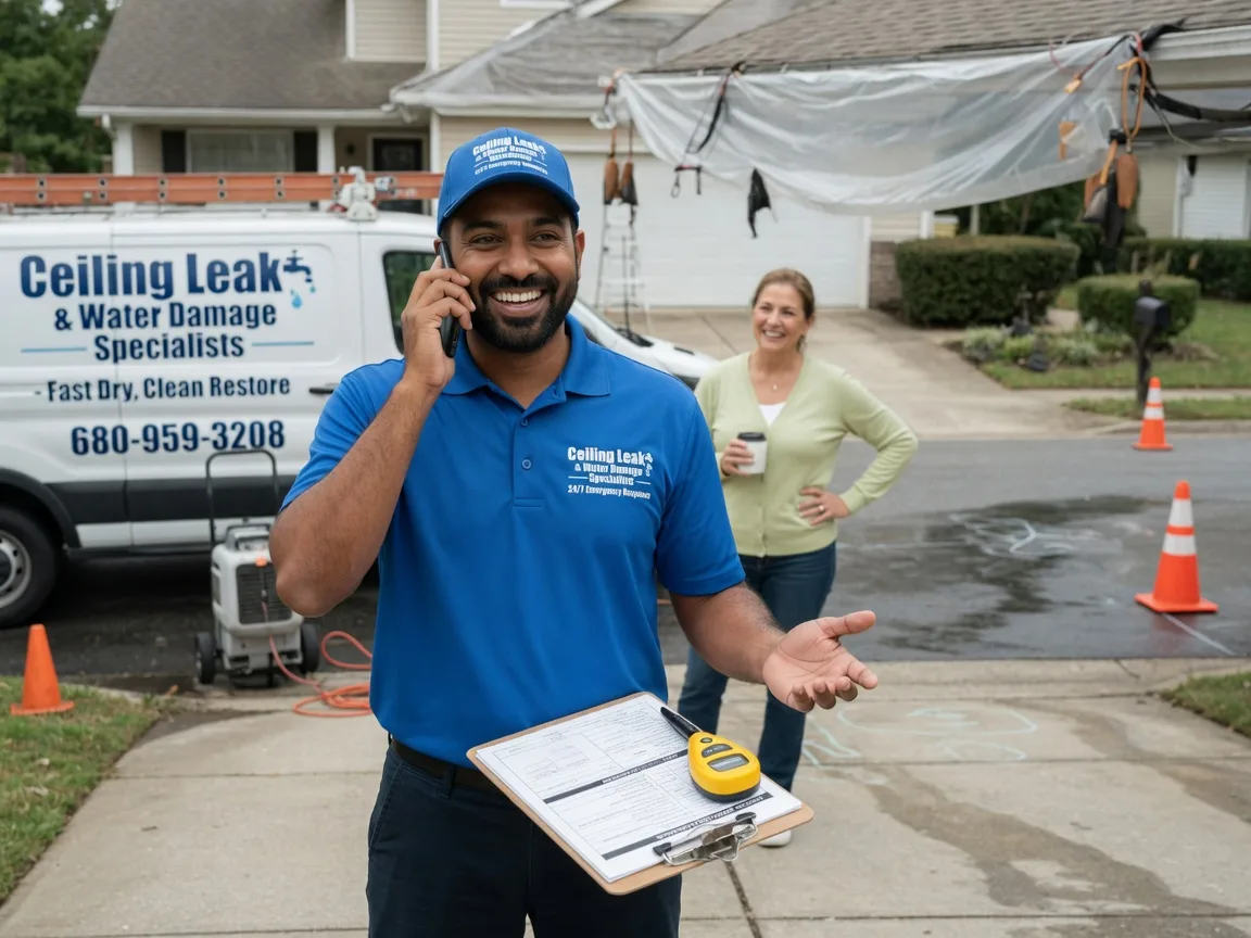 Ceiling Leak Cleanup Duncan, NE FAQs